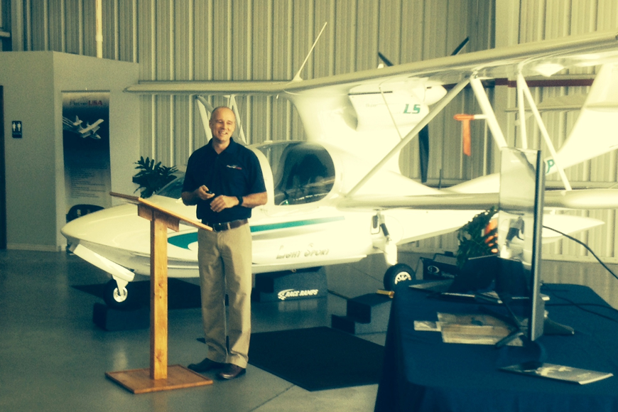 A light-sport, amphibious aircraft